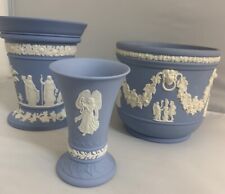 Wedgwood white blue for sale  WORCESTER PARK