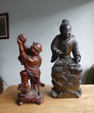 Chinese wood figures d'occasion  Eaubonne