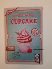 Blechschild cupcake retro gebraucht kaufen  Eisenhüttenstadt