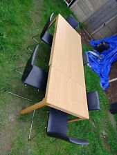 ikea ekedalen 21198 table With 6x Chairs Volfgang 18199, used for sale  Shipping to South Africa