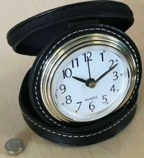 Reloj despertador de viaje analógico pequeño reloj práctico que se engancha en su propio estuche, usado segunda mano  Embacar hacia Argentina