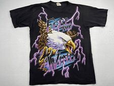 Camiseta de Colección American Feel The Wind Eagle Lighting Thunder Norton Champagne para Motociclista segunda mano  Embacar hacia Argentina