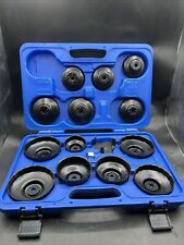 15 Pcs Oil Filter Cap Wrench Socket Remover Installer Hand Tools Set King Tony M, used for sale  Shipping to South Africa