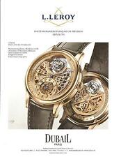 Publicite montre .leroy d'occasion  Nyons