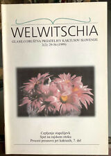 Welwitschia - Glasilo Drustva Prijateljev Kaktusov Slovenije 2 (2): 29-56 (1999), used for sale  Shipping to South Africa