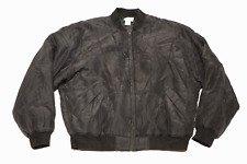 Usado, Jaqueta de inverno vintage anos 80 e 90 IOIO DESIGN masculina 100% seda preta bomber tamanho M comprar usado  Enviando para Brazil