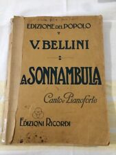 Libro spartito sonnambula usato  Bergamo