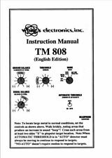 Usado, TM 808 BLANCO DETECTOR DE METALES INSTRUCCIONES MANUALES ENVÍO AL DÍA SIGUIENTE ENVÍO GRATUITO segunda mano  Embacar hacia Argentina