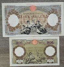 Lotto due banconote usato  Genova