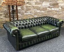 Chesterfield green seater for sale  TADCASTER