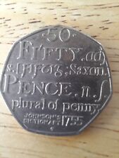 Johnsons dictionary 50p for sale  FORFAR