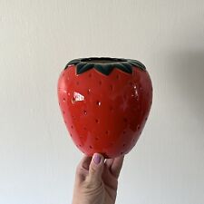 Strawberry ceram vase for sale  Chicago
