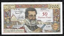 Billet 5000 francs d'occasion  Saint-Omer