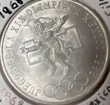 Moeda comemorativa PRATA olímpica México 1968 - 25 pesos. 🔥 comprar usado  Enviando para Brazil