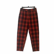 Tiger Mist Red And Black Plaid Pants Size M for sale  Shipping to South Africa