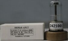Base de metal 6J5GT Brimar vidro transparente feita nos EUA Amplitrex testado #2421001 comprar usado  Enviando para Brazil