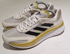 Adidas Adizero Boston 10 Tin Man Elite White Running Trainers Shoes - UK Size... for sale  Shipping to South Africa