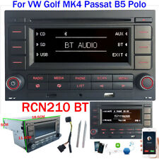 Radio de coche RCN210 con Bluetooth CD SD MP3 USB para VW Golf 4 MK4 Passat B5 Polo segunda mano  Embacar hacia Spain
