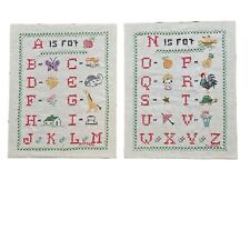 Alphabet cross stitch for sale  Owings Mills