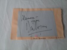 Dirk bogarde autograph for sale  CARDIFF