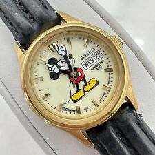 Raro Seiko 7N83-6A70 Disney Mickey Mouse Personagem Relógio Esportivo 50 Nova Bateria, usado comprar usado  Enviando para Brazil