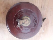 vintage leather tape measure for sale  HALSTEAD