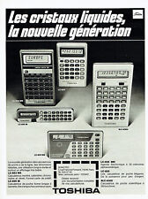 1979 toshiba advertising d'occasion  Expédié en Belgium