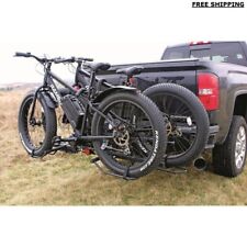 2 Fat Bike Rack Carrier Vehicle Mount Truck Hitch Heavy Duty Folding for sale  Shipping to South Africa
