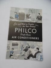 c.1950 PHILCO Catálogo de Ar Condicionado para Janela de Quarto Individual Folheto Vintage Orig.  comprar usado  Enviando para Brazil