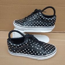 Rozmiar Uk 5 Vans Old Skool Polka Kropki Czarne Trampki Skóra 38 eur Retro Styl Y2k, używany na sprzedaż  PL