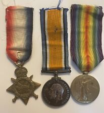 Ww1 medal trio for sale  LONDON