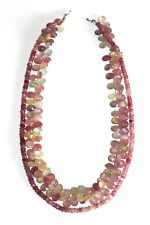 Double strands of beautiful beveled mixed semi precious gemstones Lot#23 for sale  Shipping to South Africa