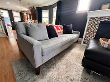 macy s gray sofa couch for sale  Denver