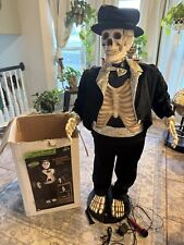 Gemmy skeleton singing for sale  Vernal