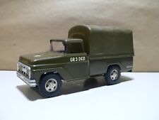 Camión de juguete de acero militar vintage Tonka Army GR 2-2431 años 60 con toldo segunda mano  Embacar hacia Argentina