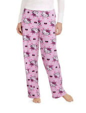 Pantalones de pijama difuso Hello Kitty para mujer blancos y rosados (adulto mediano) segunda mano  Embacar hacia Argentina