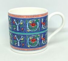 Taza de colección ""Gracias"" estilo William Morris de Wedgwood segunda mano  Embacar hacia Argentina