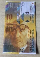 Banconota switzerland francs usato  Villarbasse