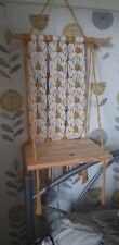 Macrame shelf. mustard for sale  BRADFORD