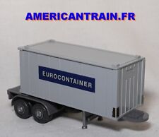 Remorque porte container d'occasion  Torcy