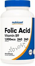 Nutricost folic acid for sale  Vineyard
