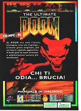 Käytetty, Advertising Advertising ITALIAN POSTER The Ultimate Doom 30x21 CM PC id Software myynnissä  Leverans till Finland