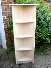 oak corner shelf unit for sale  LEATHERHEAD