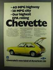 1975 Chevrolet Chevette Ad - 40 MPG Rodovia comprar usado  Enviando para Brazil