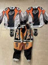 Fox Racing Retro 360 Ricky Carmichael icônico kit de motocross preto/laranja infantil 26 comprar usado  Enviando para Brazil