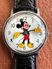 Reloj de pulsera vintage Disney personaje de tenis Mickey Mouse raro garrapatas Bradley segunda mano  Embacar hacia Mexico
