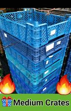 Medium stackable crates for sale  ORPINGTON