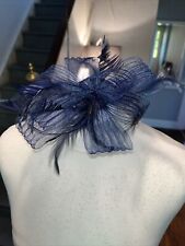 Gorgeous navy fascinator for sale  WOKING