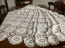 white bed throw for sale  MINEHEAD