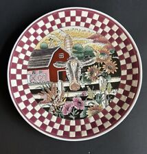 Decorative plate checkered for sale  Center